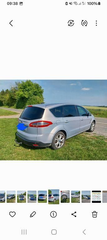 Gebraucht Ford S-MAX Titanium 140 PS (102 kW) 2011 Silber Van / Kleinbus