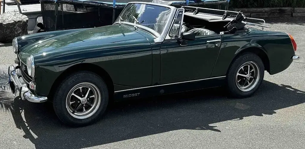 Occasion MG Midget 60 ch (44 kW) 1974 Vert Cabriolet