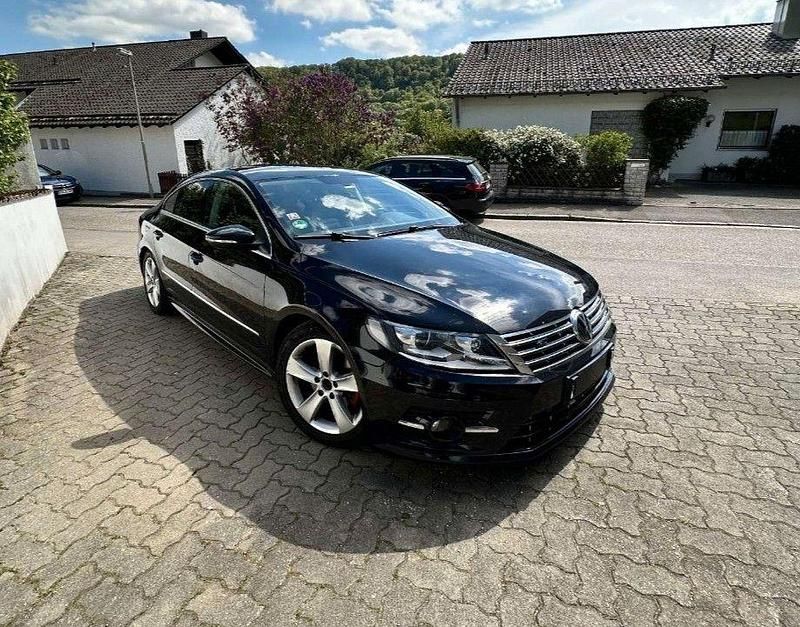 Blau Gebraucht 2014 VW CC R-line Limousine | 13.850 € (Teuer) - Bild 1/4