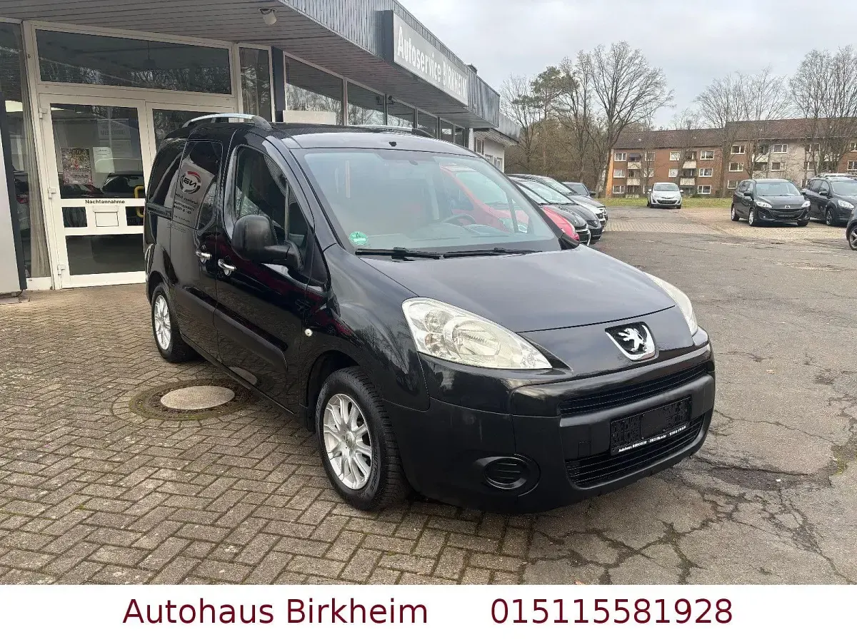 Gebraucht Peugeot Partner Tepee 75 PS (55 kW) 2009 Schwarz Van / Kleinbus
