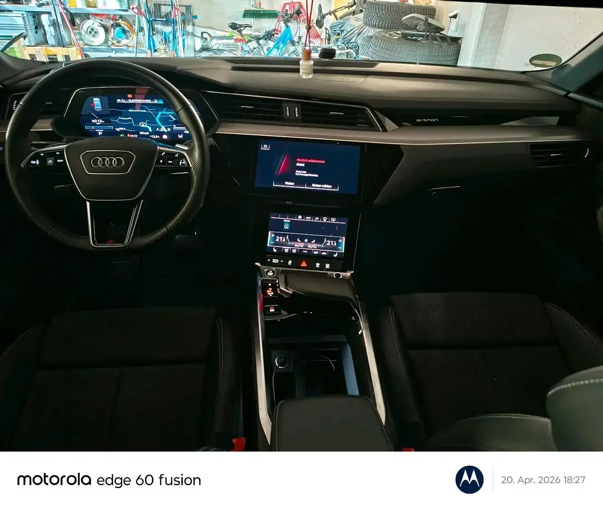 Brugt Audi e-tron S-Line 300 kW (408 HK) 2021 Rød SUV