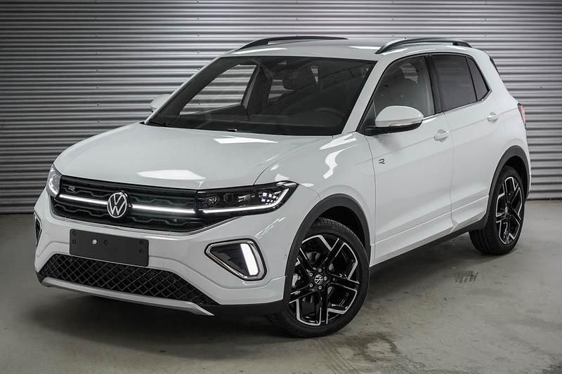 Pure white metallic (0q) Neu 2025 VW T-Cross R-line SUV | 31.970 € (Fairer Preis) - Bild 1/4