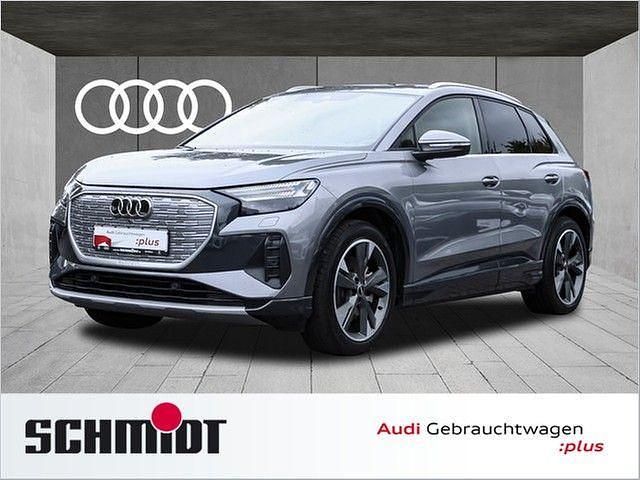 Taifungrau metallic Gebraucht 2022 Audi Q4 e-tron Advanced SUV | 34.440 € (Fairer Preis) - Bild 1/2