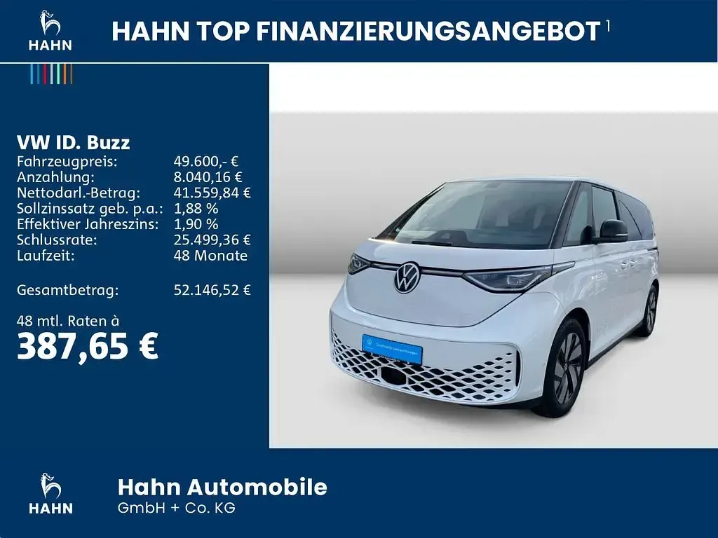 Nouvelle VW ID. Buzz Pro 150 kW (204 ch) 2025 Blanc Monospace