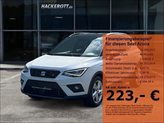 Weiss Gebraucht 2021 Seat Arona Beats SUV | 18.480 € (Fairer Preis) - Bild 1/4