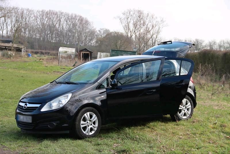 Gebraucht Opel Corsa 2009 Schwarz Kleinwagen