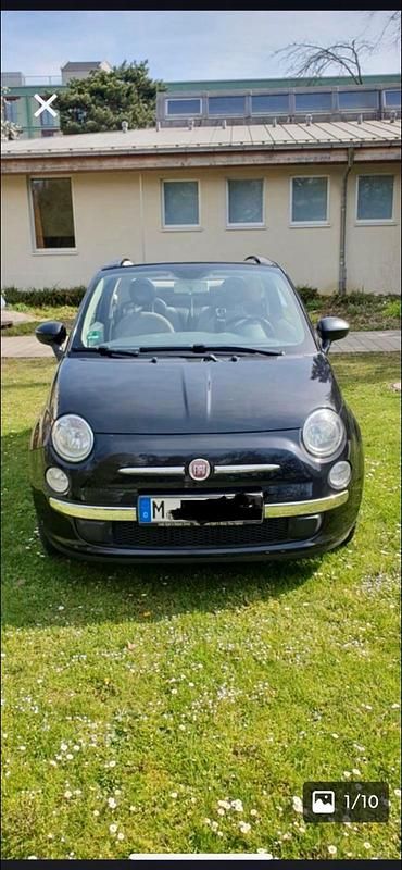 Schwarz Gebraucht 2012 Fiat 500C Cabrio | 6.500 € (Fairer Preis) - Bild 1/4