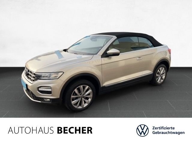 Silber Gebraucht 2021 VW T-Roc Cabriolet Style Cabrio | 21.960 € (Guter Preis) - Bild 1/4