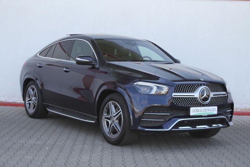 Blau Gebraucht 2022 Mercedes GLE350 AMG line Coupé | 69.375 € (Fairer Preis) - Bild 1/4