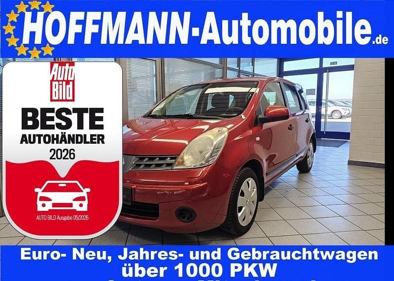 Gebraucht Nissan Note Visia 110 PS (80 kW) 2009 Dunkelrot Kleinwagen