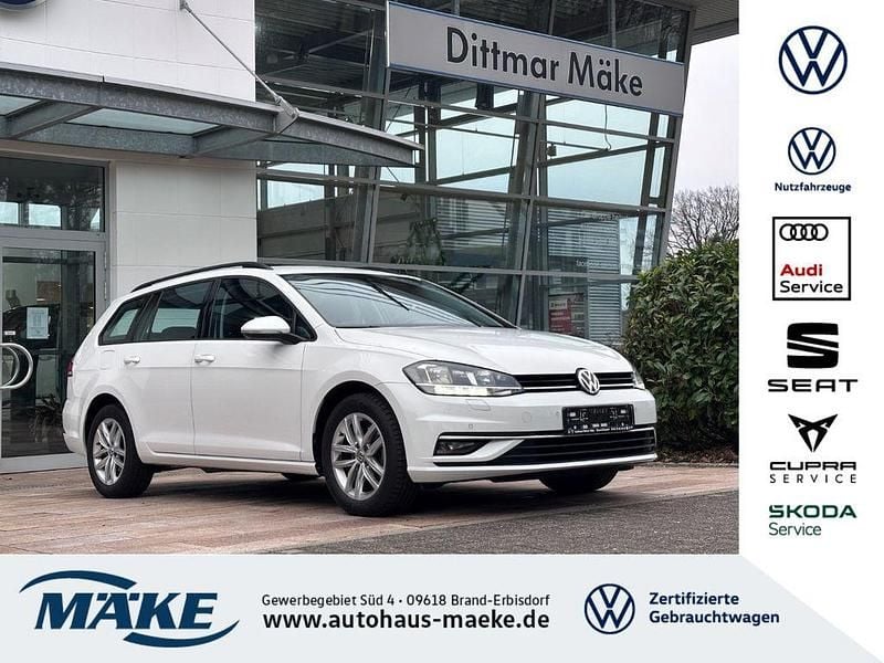 Pure white Gebraucht 2020 VW Golf VII Comfortline Kombi | 18.890 € (Fairer Preis) - Bild 1/4