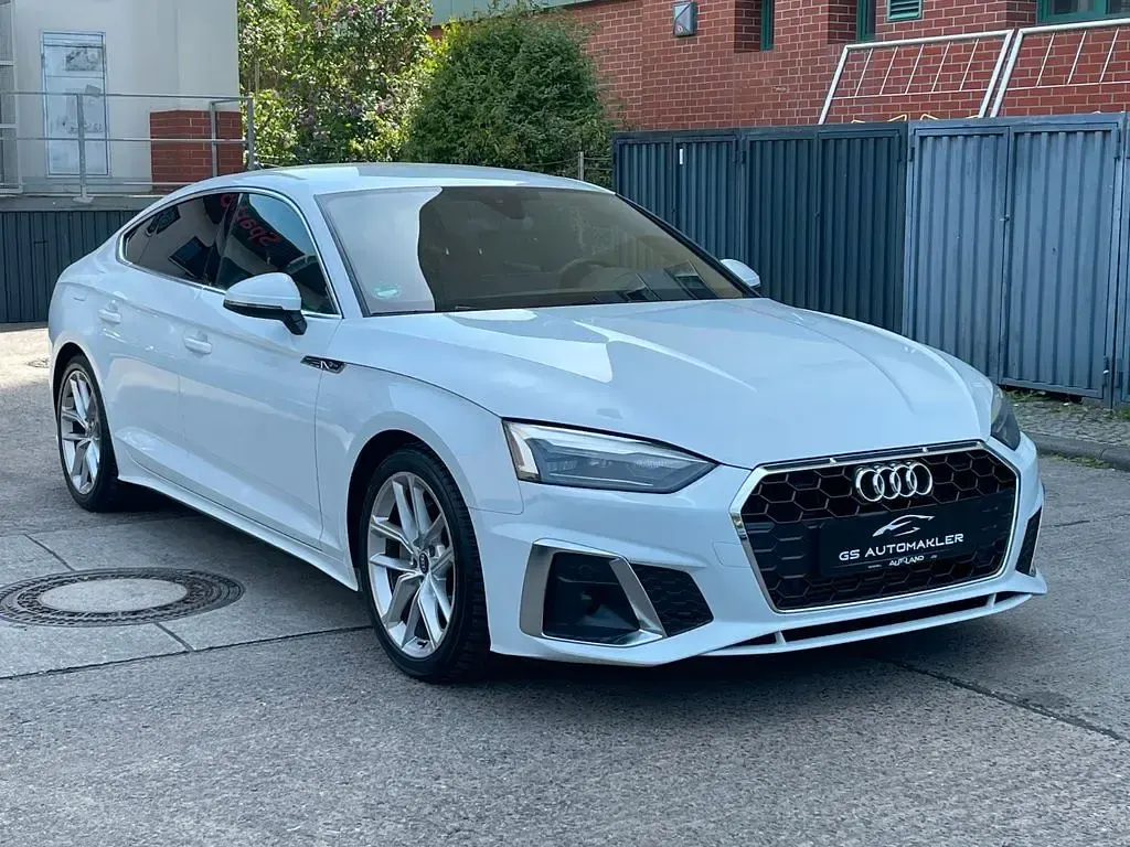Gebraucht Audi A5 Sportback S-Line 204 PS (150 kW) 2021 Weiß Kleinwagen