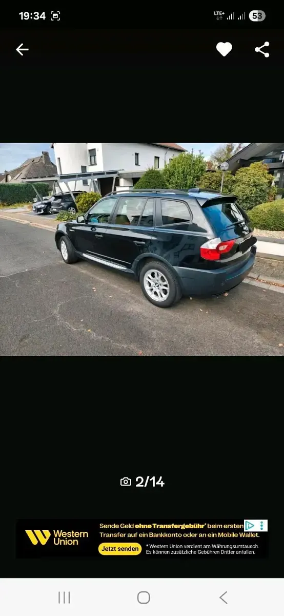 Gebraucht BMW X3 150 PS (110 kW) 2006 Schwarz SUV