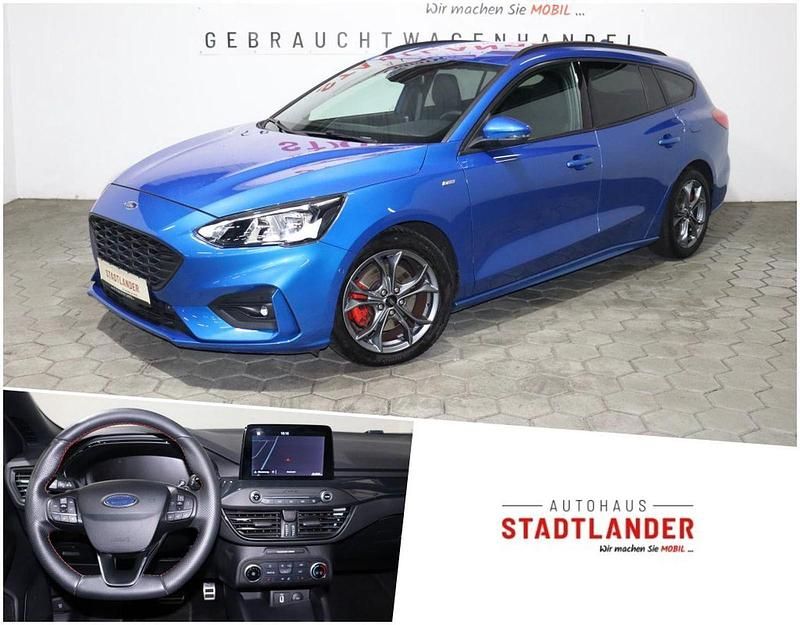Blau Gebraucht 2019 Ford Focus ST-Line Kombi | 17.750 € (Fairer Preis) - Bild 1/1