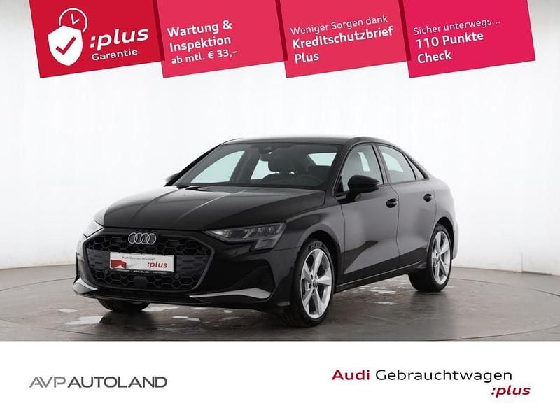 Schwarz Gebraucht 2024 Audi A3 Advanced Plus Limousine | 31.966 € (Superpreis) - Bild 1/4
