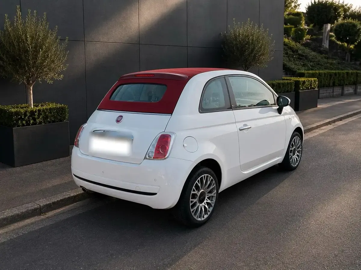 Gebraucht Fiat 500 69 PS (50 kW) 2014 Weiß Cabrio
