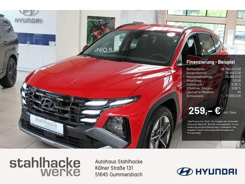 Rot Neu 2025 Hyundai Tucson SUV | 28.990 € (Superpreis) - Bild 1/4