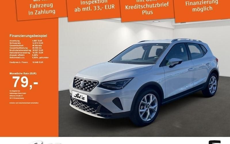 Weiß Gebraucht 2023 Seat Arona FR SUV | 19.948 € (Guter Preis) - Bild 1/4