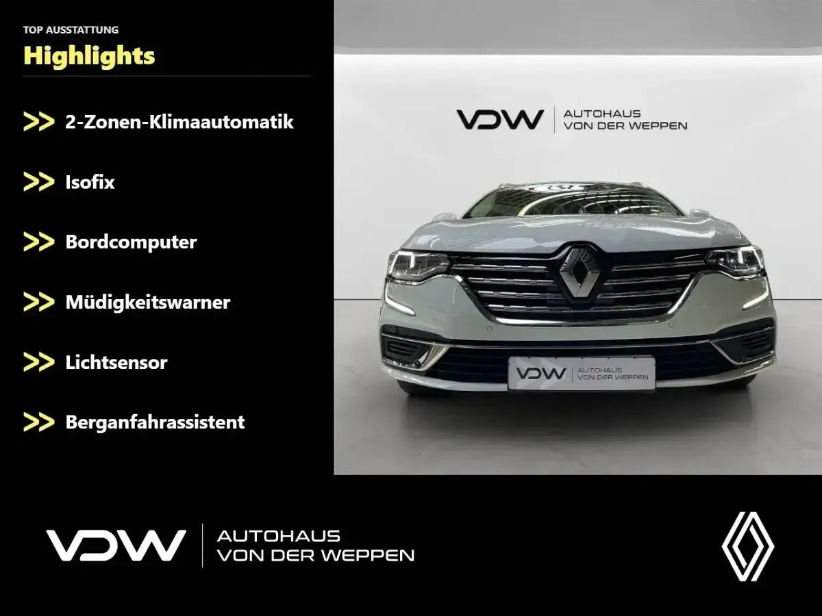 Gebraucht Renault Talisman GrandTour Zen 159 PS (116 kW) 2022 Weiß Kombi