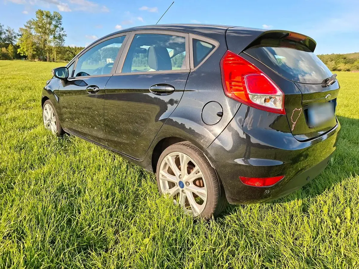 Gebraucht Ford Fiesta 75 PS (55 kW) 2015 Schwarz Kleinwagen