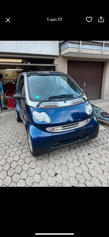 Blau Gebraucht 2002 Smart ForTwo Coupé Kleinwagen | 1.300 € (Guter Preis) - Bild 1/4