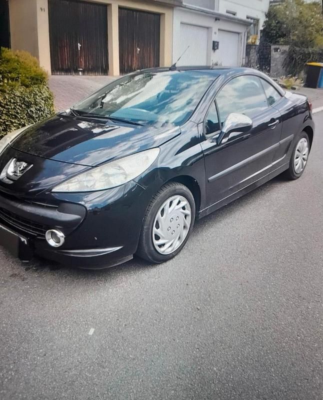 Schwarz Gebraucht 2008 Peugeot 207 CC Cabrio | 620 € (Superpreis) - Bild 1/4