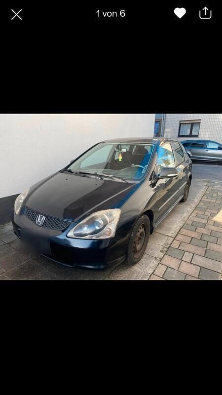 Schwarz Gebraucht 2005 Honda Civic Kleinwagen | 1.100 € (Guter Preis) - Bild 1/4