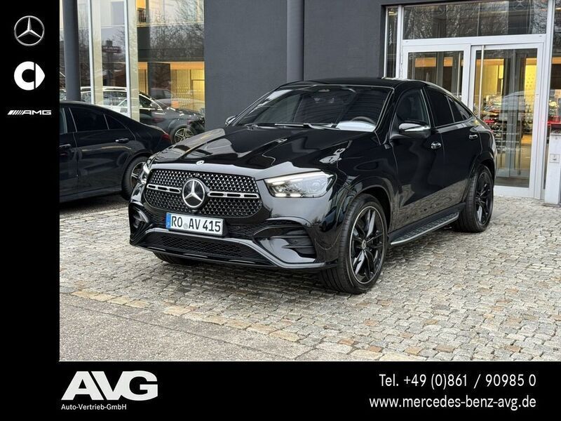 Schwarz Gebraucht 2025 Mercedes GLE450 AMG AMG line Coupé | 119.900 € - Bild 1/4