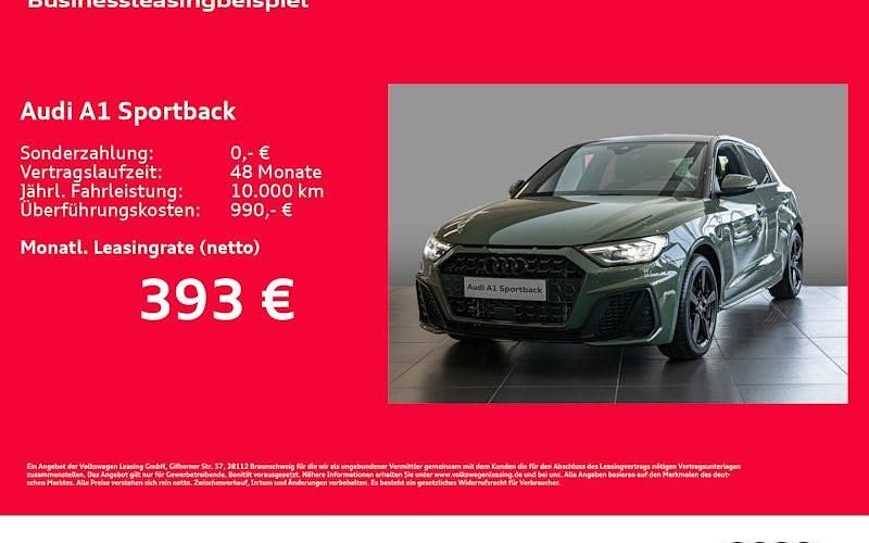 Grün Neu 2025 Audi A1 Sportback S-Line Kleinwagen | 37.362 € (Etwas zu teuer) - Bild 1/4