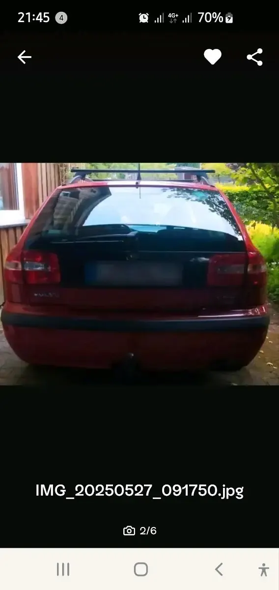 Gebraucht Volvo V40 116 PS (85 kW) 2004 Rot Kombi
