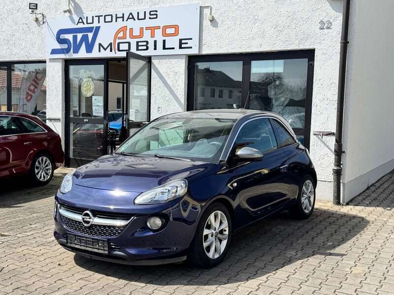 Ocean blue (perl) Gebraucht 2017 Opel Adam Unlimited Kleinwagen | 10.980 € (Fairer Preis) - Bild 1/4
