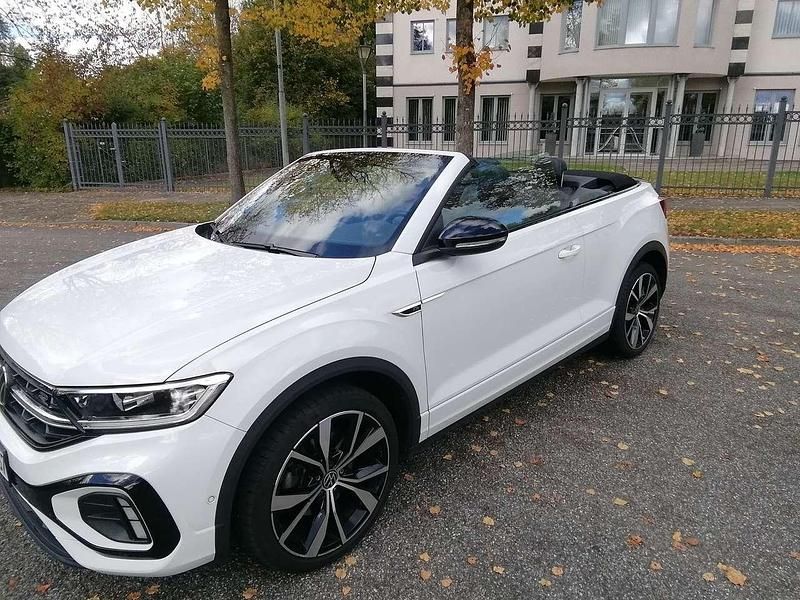 Gebraucht VW T-Roc Cabriolet R-line 150 PS (110 kW) 2023 Weiß Cabrio