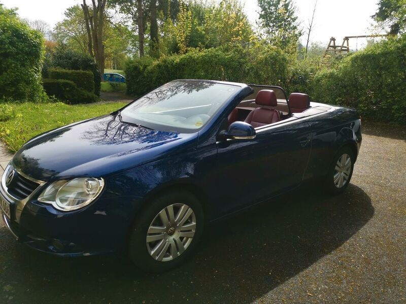Blau Gebraucht 2006 VW Eos Cabrio | 9.500 € (Teuer) - Bild 1/4
