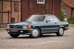 Blau Gebraucht 1987 Mercedes SL300 Cabrio | 42.900 € - Bild 1/4