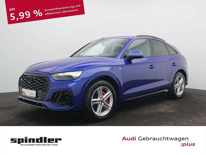 Ultrablau metallic Gebraucht 2024 Audi Q5 S-Line SUV | 53.980 € (Teuer) - Bild 1/4