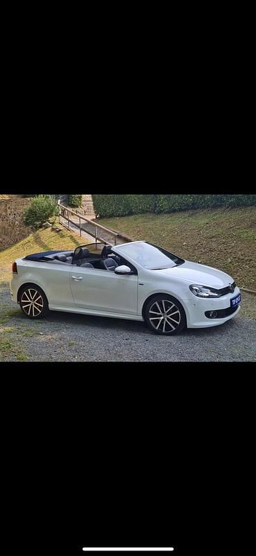 Weiß Gebraucht 2016 VW Golf Cabriolet Cabrio | 10.490 € (Fairer Preis) - Bild 1/4