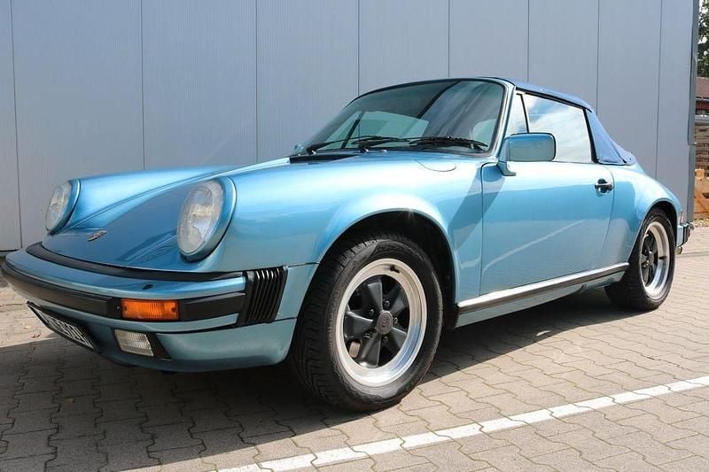 Blau Gebraucht 1985 Porsche 911 Cabrio | 59.999 € - Bild 1/4