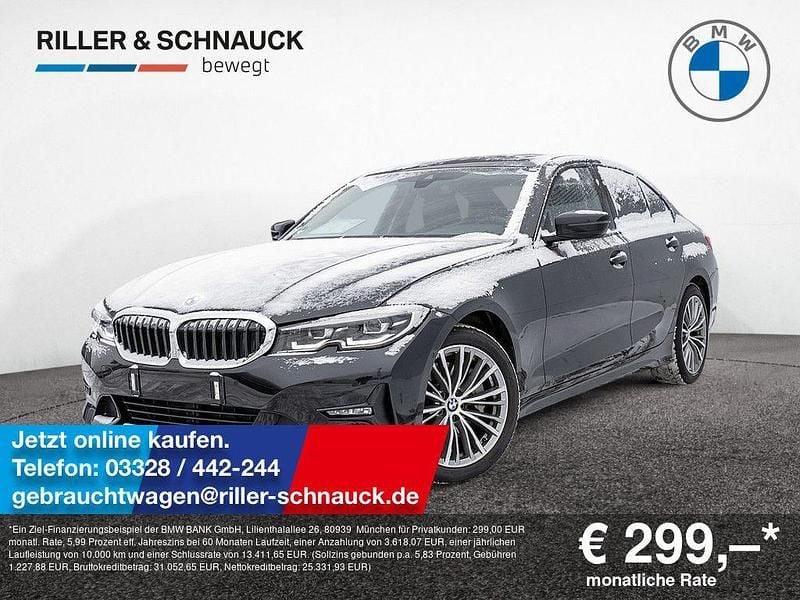 Gebraucht BMW 330 Sport Line 258 PS (189 kW) 2021 Schwarz Limousine