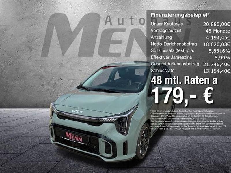 Grün Neu 2025 Kia Picanto GT-Line Kleinwagen | 20.880 € - Bild 1/4
