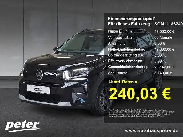 Schwarz Gebraucht 2025 Citroën C3 Start Kleinwagen | 19.950 € (Fairer Preis) - Bild 1/4