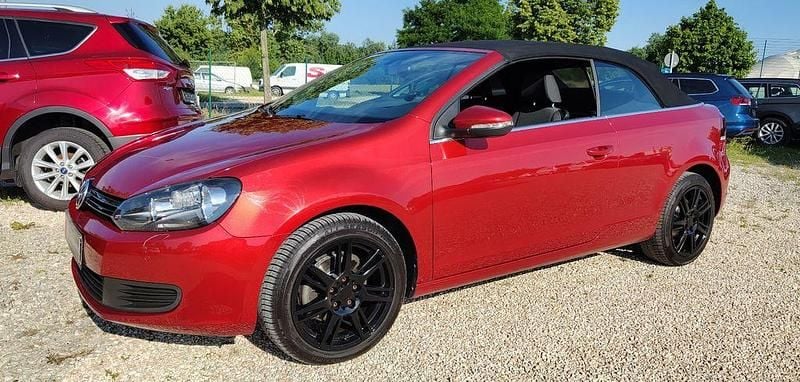 Rot Gebraucht 2013 VW Golf Cabriolet Cabrio | 7.300 € (Superpreis) - Bild 1/4