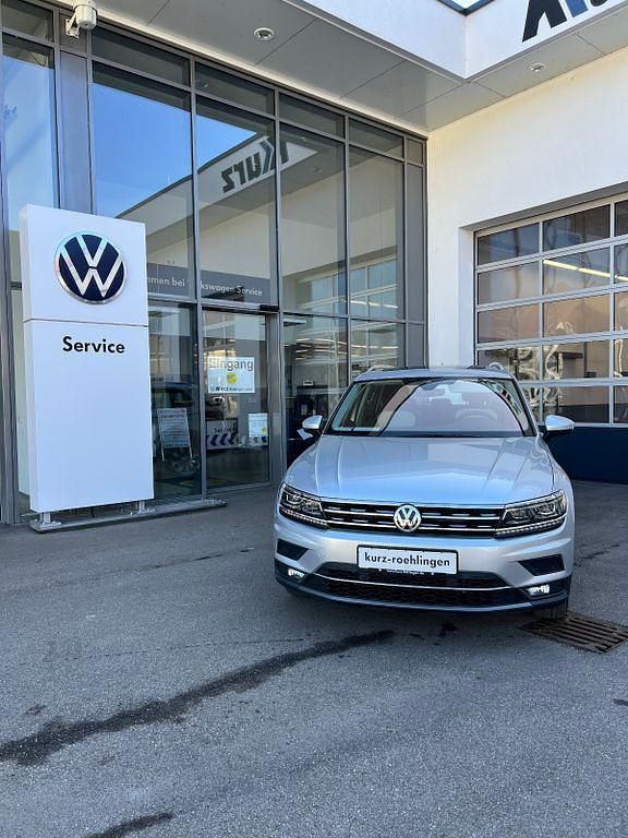 Silber Gebraucht 2018 VW Tiguan Highline SUV | 23.100 € (Guter Preis) - Bild 1/4