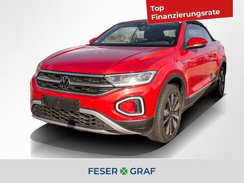 Kings red metallic Gebraucht 2024 VW T-Roc Cabriolet Move Cabrio | 24.750 € (Superpreis) - Bild 1/4