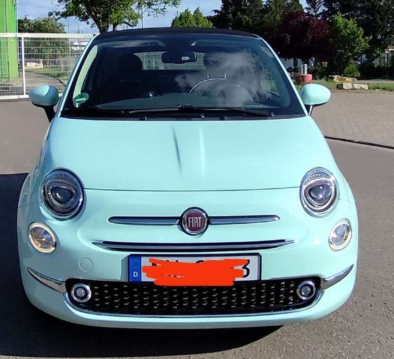 Grün Gebraucht 2016 Fiat 500C Cabrio | 10.000 € (Fairer Preis) - Bild 1/4