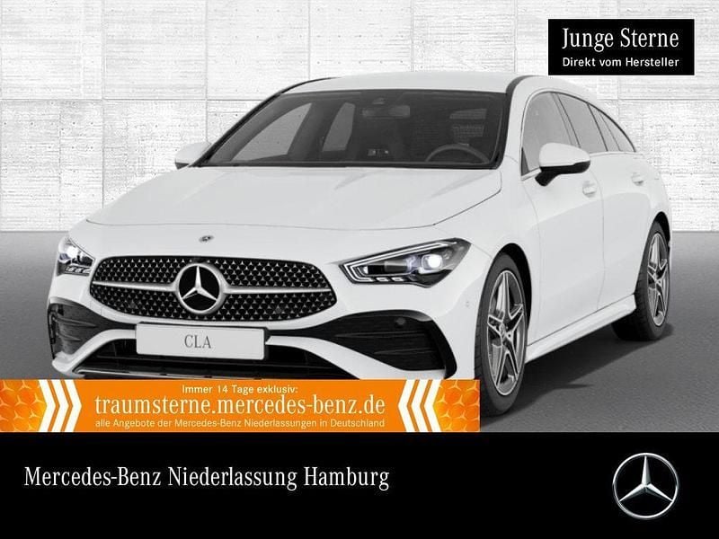 Weiß Gebraucht 2024 Mercedes CLA200 AMG Limousine | 34.490 € (Fairer Preis) - Bild 1/3
