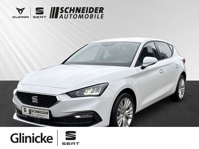 Nevada weiß metallic Neu 2024 Seat Leon Style Limousine | 25.999 € (Superpreis) - Bild 1/4