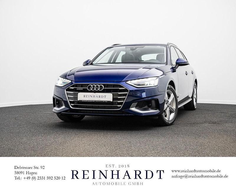 Navarrablau metallic Gebraucht 2021 Audi A4 Advanced Kombi | 26.925 € (Guter Preis) - Bild 1/2