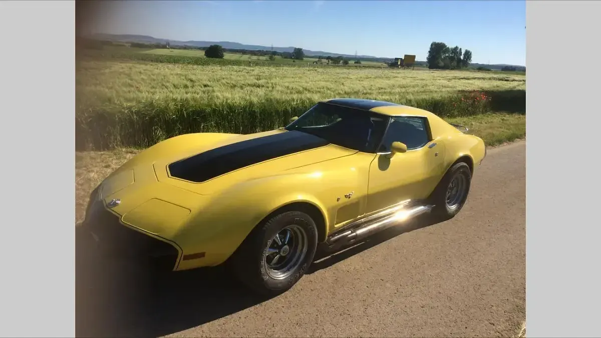 Gebraucht Chevrolet Corvette C3 210 PS (154 kW) 1977 Gelb Cabrio
