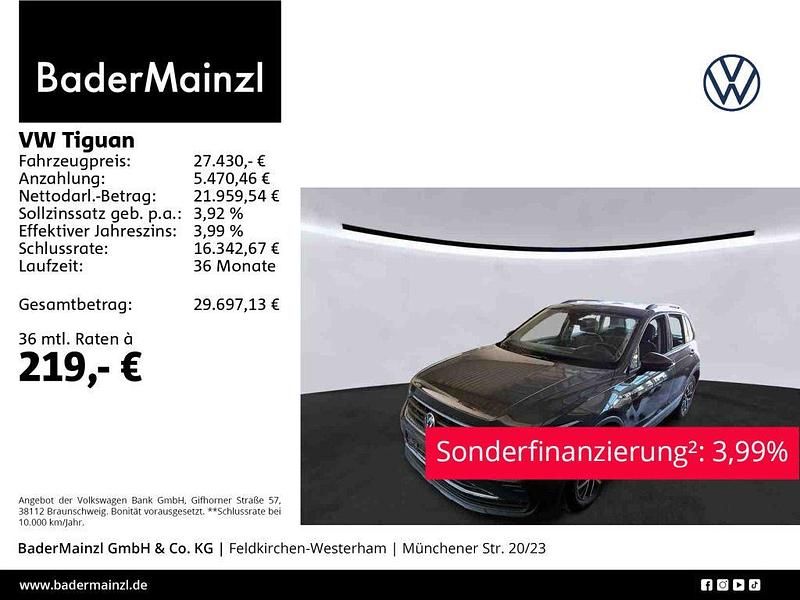 Grau Gebraucht 2023 VW Tiguan Life SUV | 27.430 € (Guter Preis) - Bild 1/3