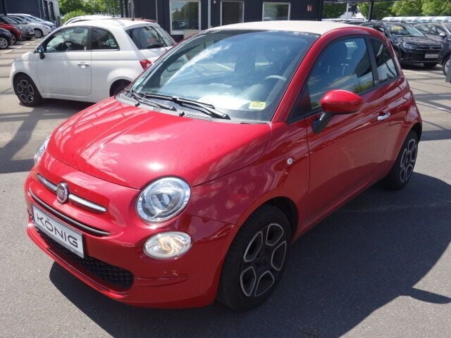 Rot Gebraucht 2023 Fiat 500C Club Cabrio | 12.997 € (Superpreis) - Bild 1/4